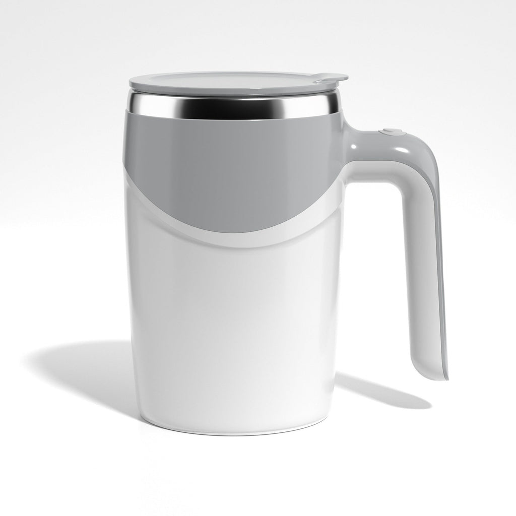 Rechargeable Automatic Stirring Coffee Cup - White USB charging - Coffee Cup