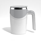 Rechargeable Automatic Stirring Coffee Cup - White USB charging - Coffee Cup