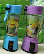 Rechargeable Mini Kitchen Fruit Juice Maker - A Set / Six Knives - Juice Maker