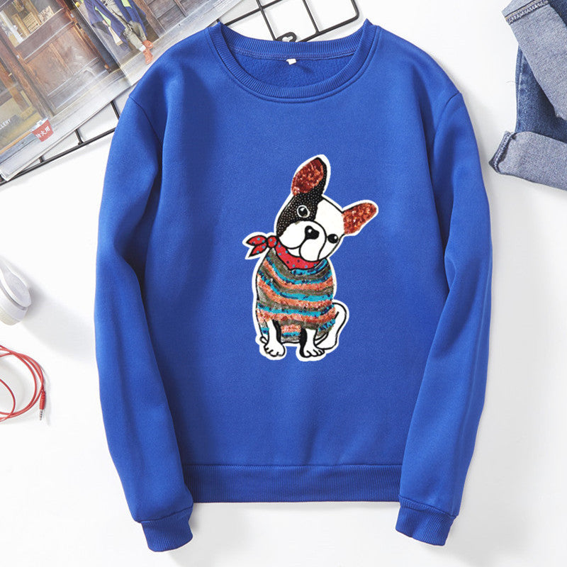 Round neck sweater - Blue / 3XL