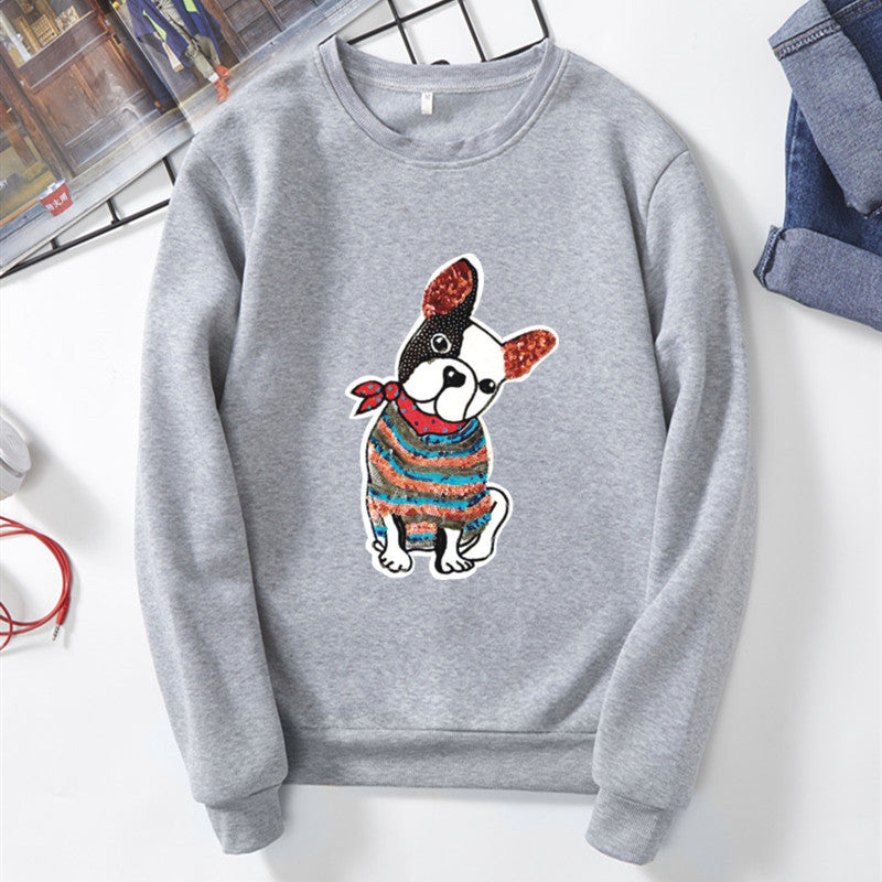 Round neck sweater - Grey / 3XL
