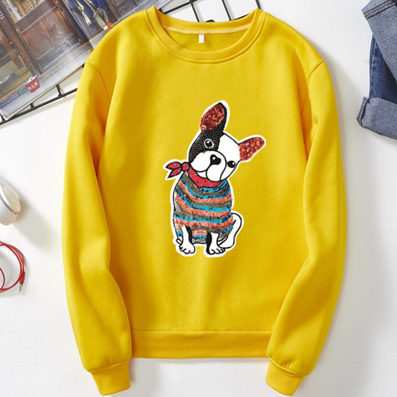 Round neck sweater - Yellow / 3XL