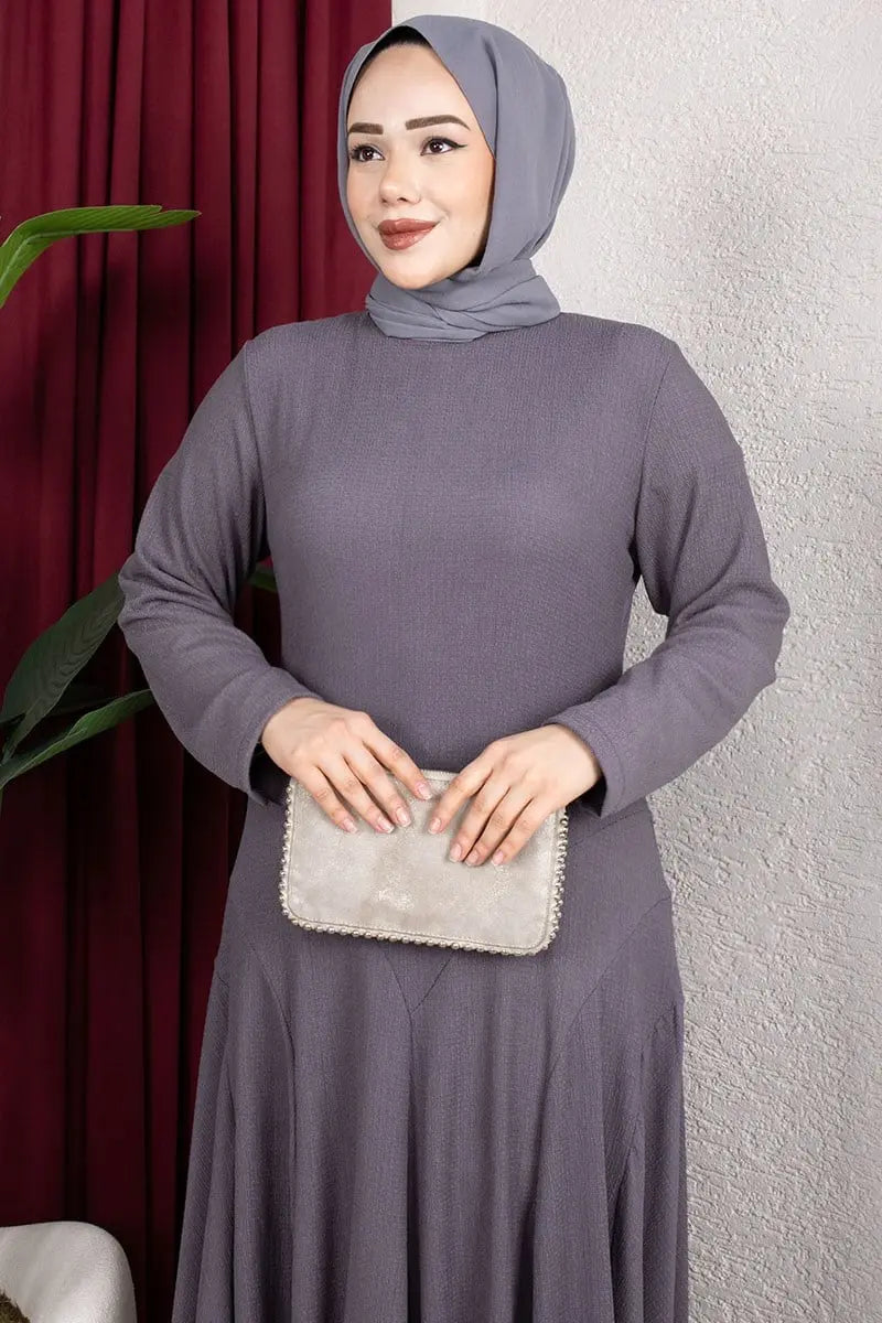 Mec Ruffle Detailed Crepe Dress