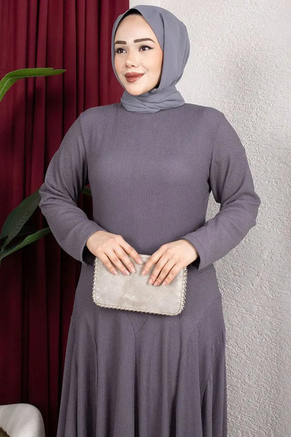 Mec Ruffle Detailed Crepe Dress
