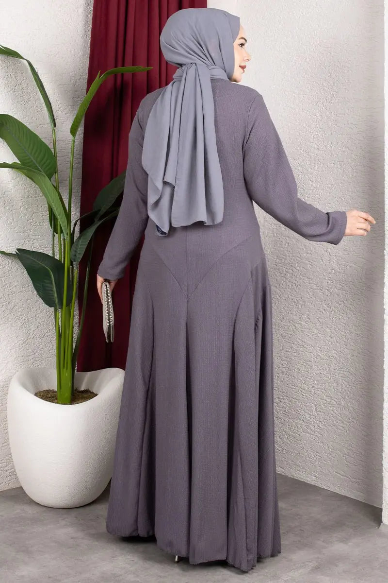 Mec Ruffle Detailed Crepe Dress