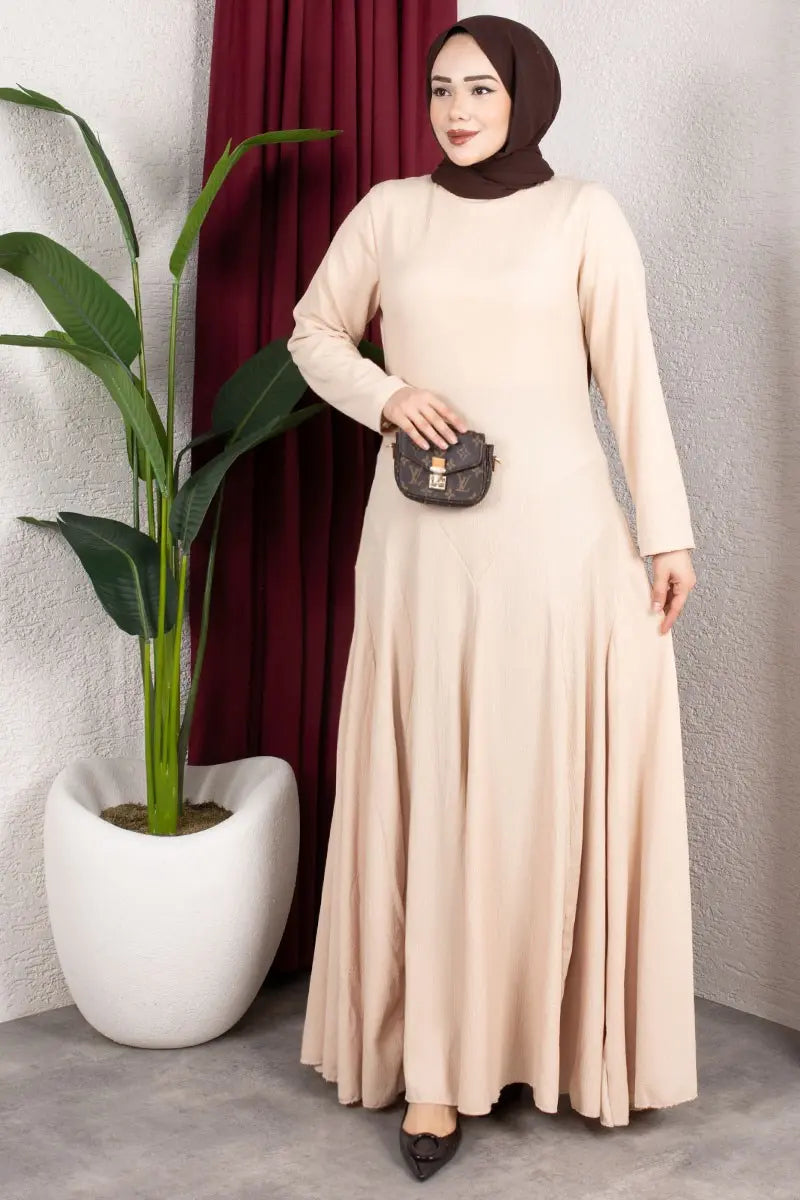 Mec Ruffle Detailed Crepe Dress