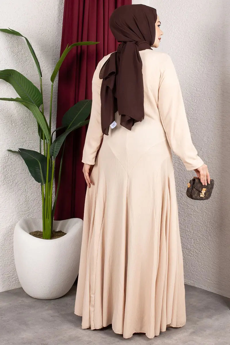 Mec Ruffle Detailed Crepe Dress