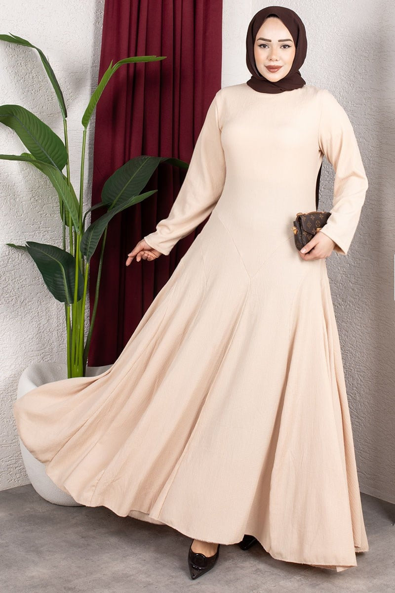 Mec Ruffle Detailed Crepe Dress