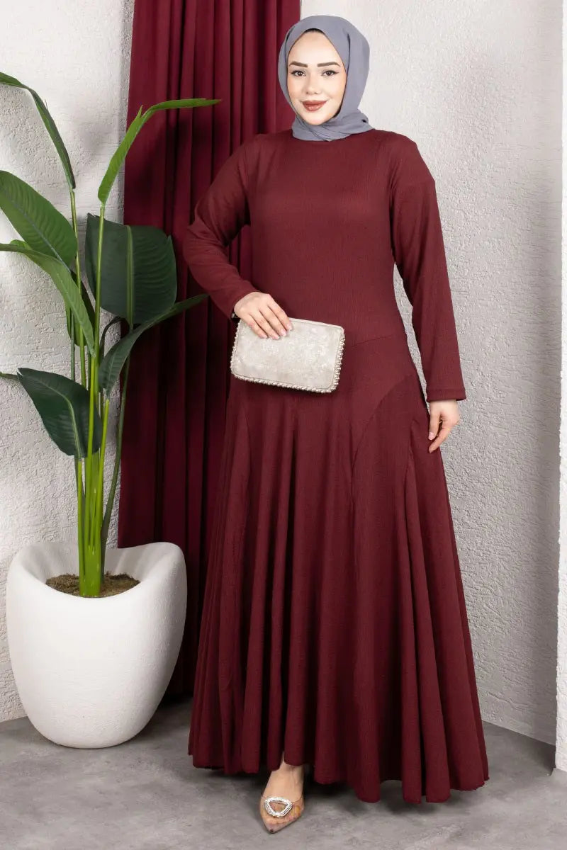 Mec Ruffle Detailed Crepe Dress