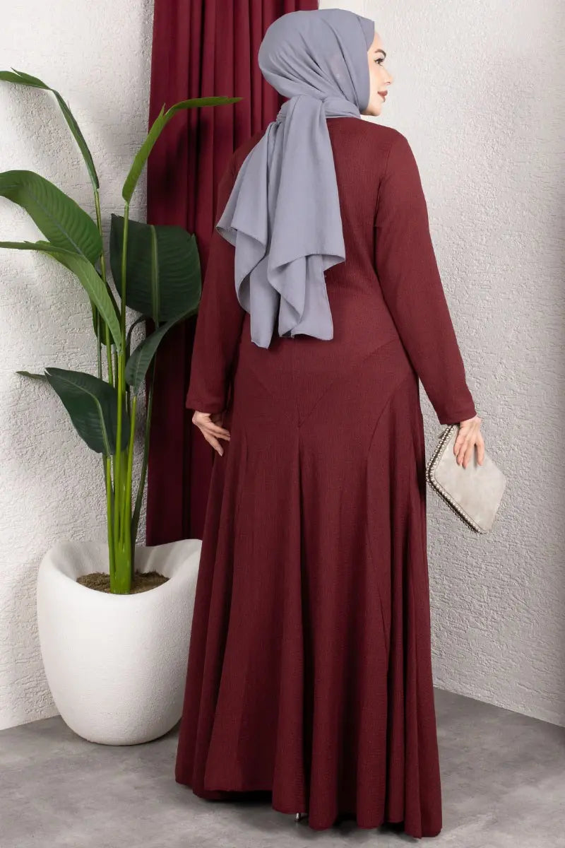 Mec Ruffle Detailed Crepe Dress