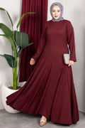Mec Ruffle Detailed Crepe Dress