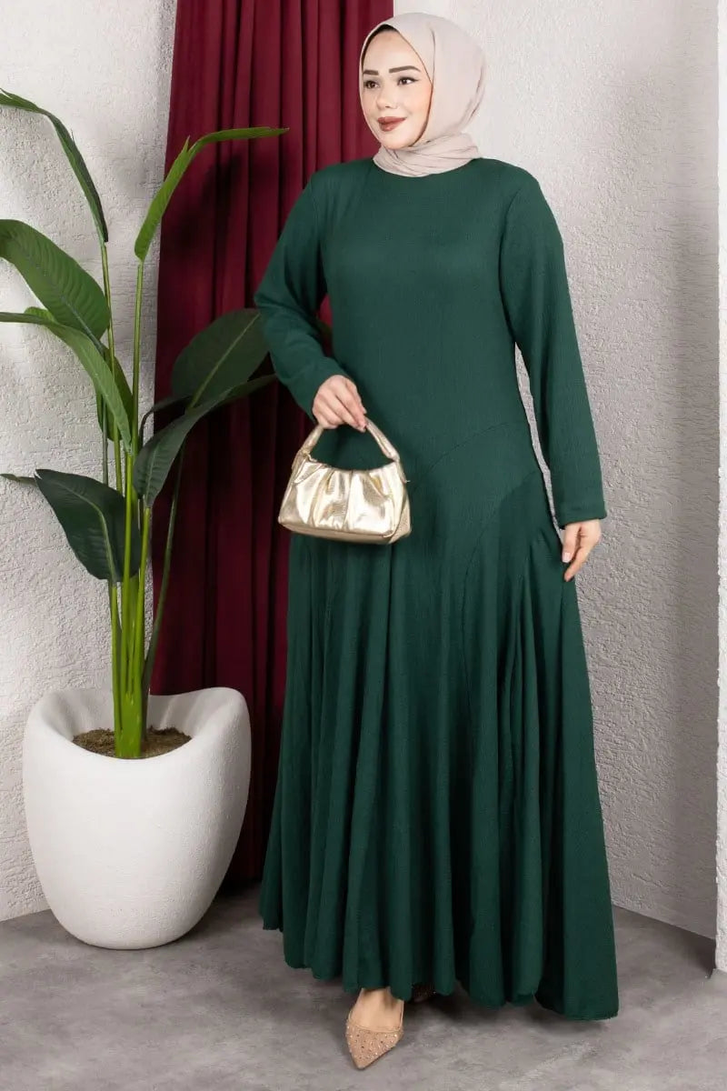 Mec Ruffle Detailed Crepe Dress