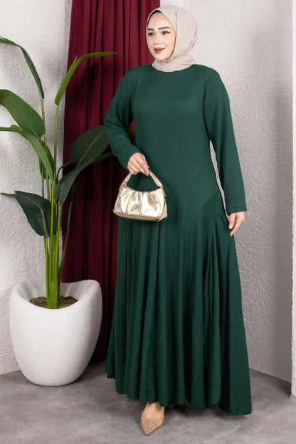 Mec Ruffle Detailed Crepe Dress