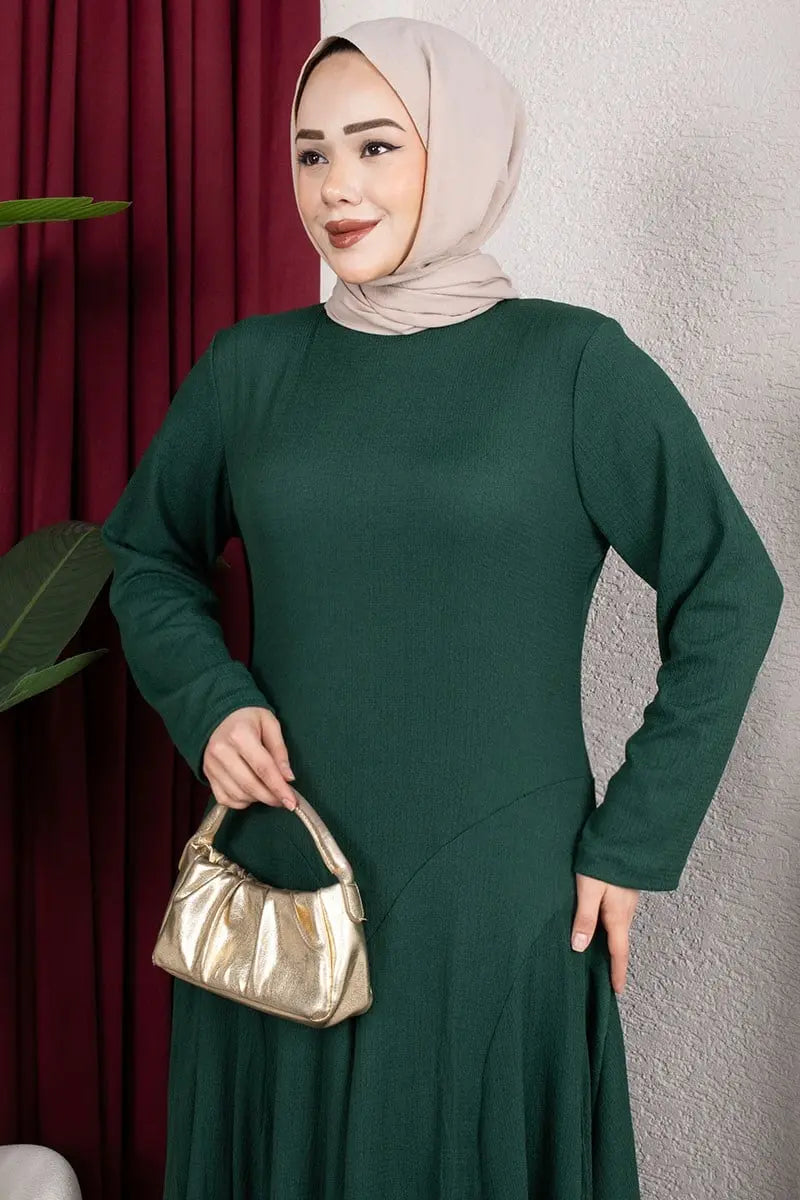 Mec Ruffle Detailed Crepe Dress
