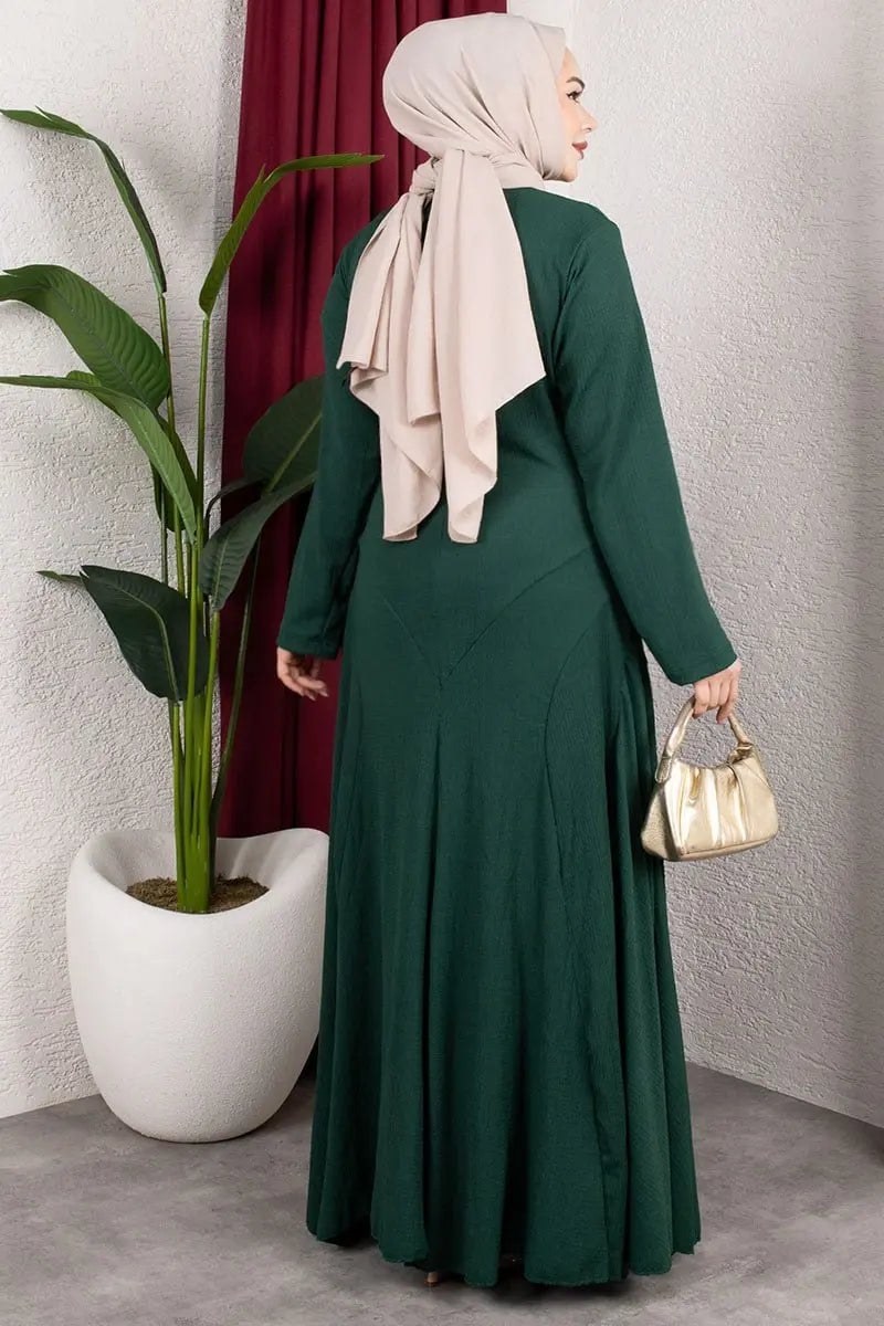 Mec Ruffle Detailed Crepe Dress