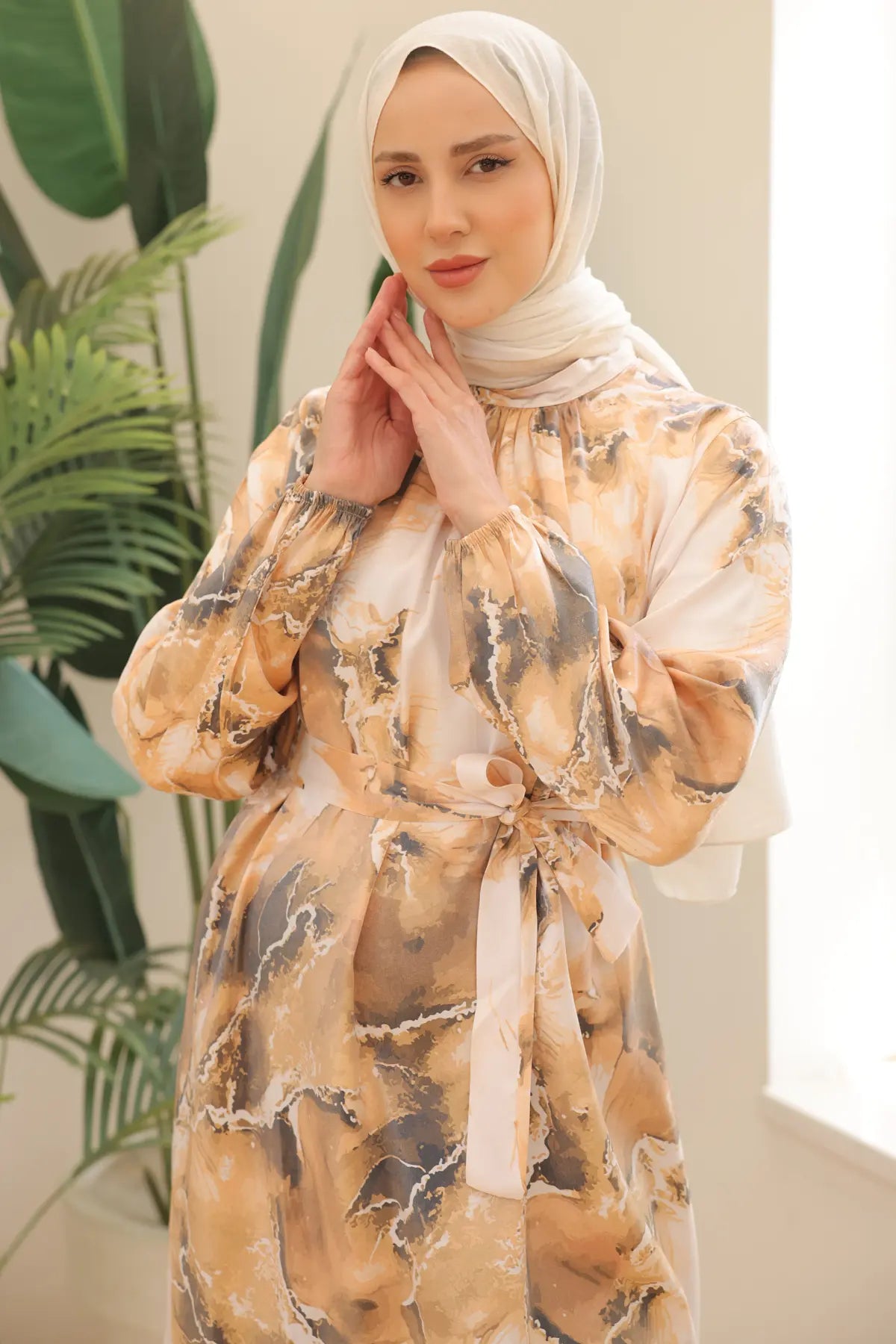 Mec Satin Hijab Dress
