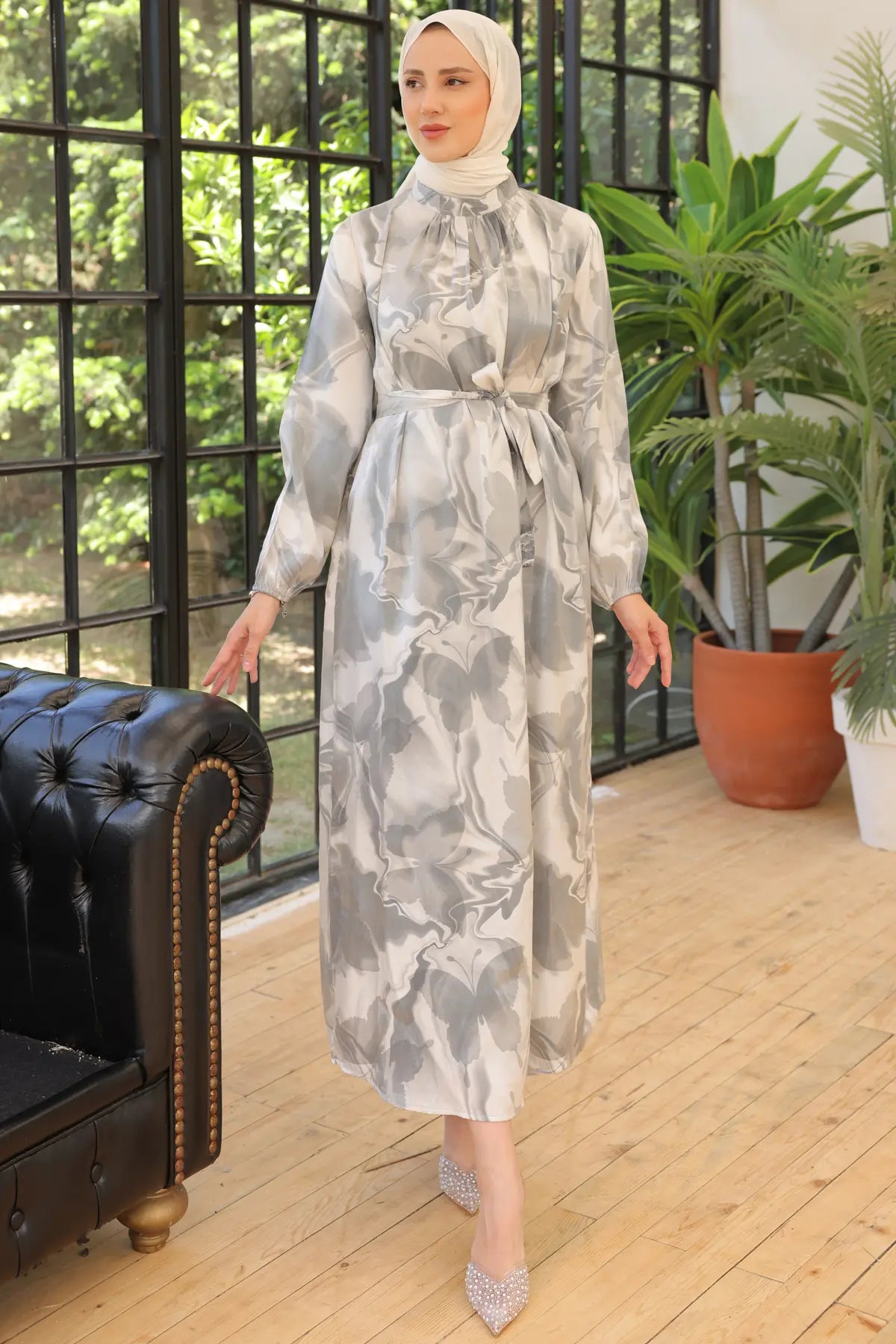 Mec Satin Hijab Dress