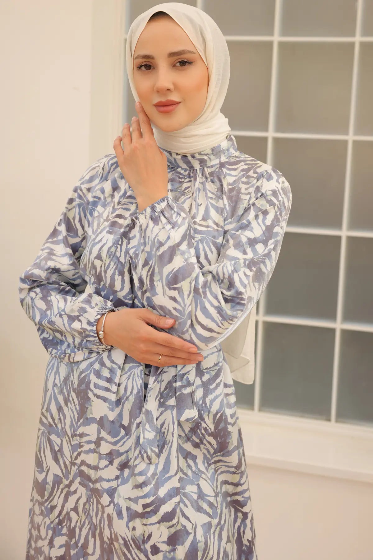 Mec Satin Hijab Dress