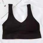 Seamless Push-up Bra Comfortable Bra Breathable and Skin-friendly Elastic Bra - Black / L - underwear