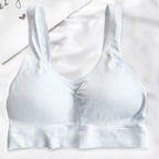 Seamless Push-up Bra Comfortable Bra Breathable and Skin-friendly Elastic Bra - White / L - underwear