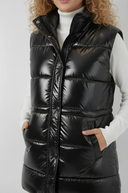 Shiny Vest | Black – NEOMODEST product image 2