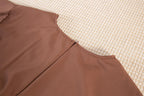 Solid Colour Casual Robe - Abaya