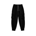 Solid Colour Overalls Knit Pants All-match Trousers Women’s Sports Pants - Black / L