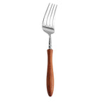 Stainless Steel Rosewood Wooden Handle Knife Fork And Spoon Wooden Tableware Set - Dinner Fork - Wooden tableware