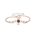 Sterling Silver Bracelet Birthday Gift - Rose gold