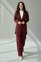 Stone Embellished Hijab Two-piece Set | Claret Red – NEOMODEST product image 1