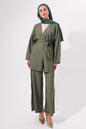 Stone Embellished Two-piece Set | Khaki – NEOMODEST product image 1