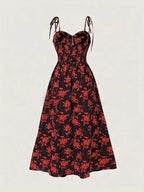 Summer Floral Off-the-shoulder Women’s Dress - Dress