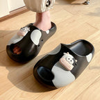 Thick-soled Unisex Cartoon Slippers - neomodest