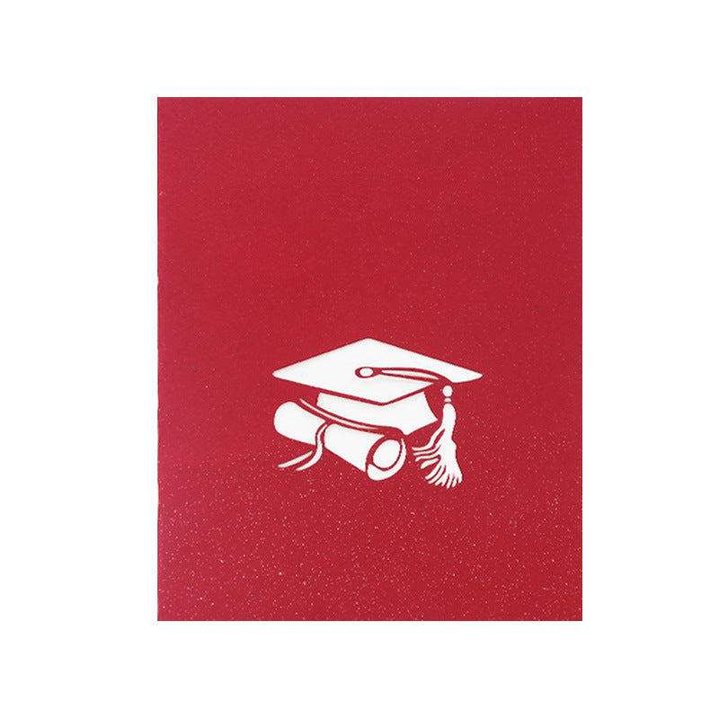 Three-dimensional Greeting Card Creative 3D Gift Card Graduation Gift Card