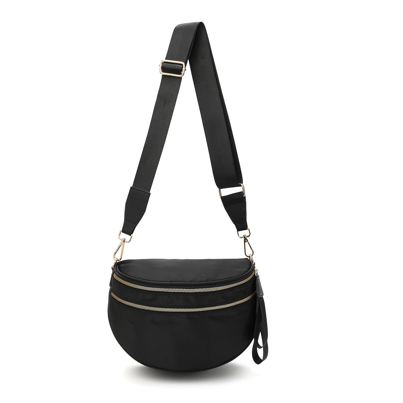 Trendy All-matching Oxford Cloth Large Capacity Bag - Black / 30x21x7