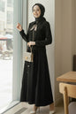 Two-piece Hijab Set With Scarf | Black – NEOMODEST product image 1