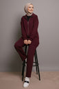 Two-piece Zip-up Set | Claret Red – NEOMODEST product image 1