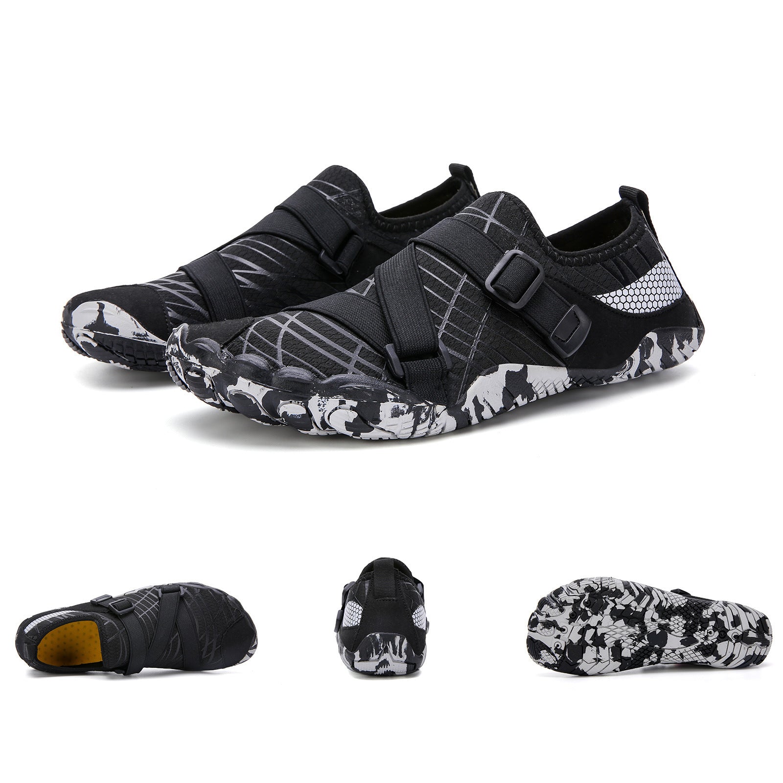 Unisex Fitness,Yoga and Outdoor Shoes Large Size Hiking Shoes - A026 black / 36 - Hiking Shoes