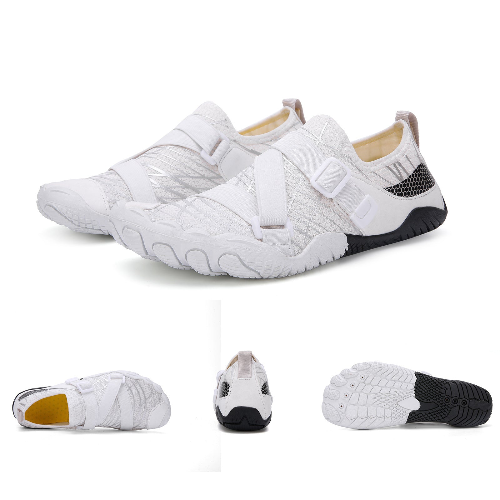Unisex Fitness,Yoga and Outdoor Shoes Large Size Hiking Shoes - A026 white / 36 - Hiking Shoes