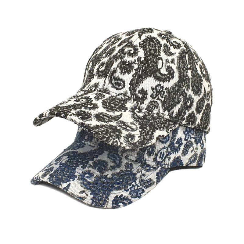 Unisex Paisley Pattern Printed Baseball Cap - Baseball cap