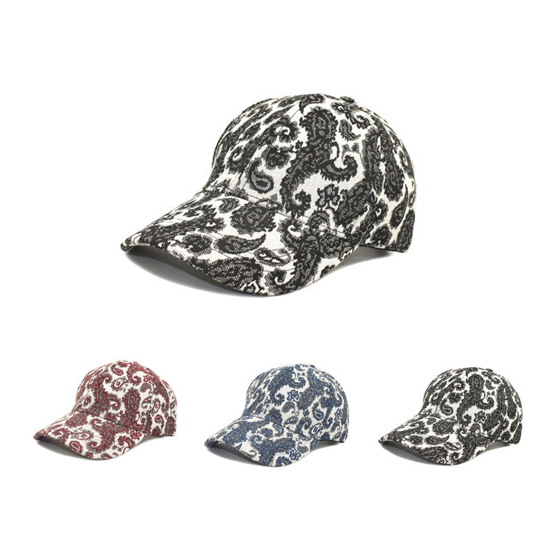 Unisex Paisley Pattern Printed Baseball Cap - Baseball cap