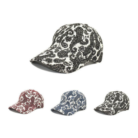 Unisex Paisley Pattern Printed Baseball Cap - Baseball cap