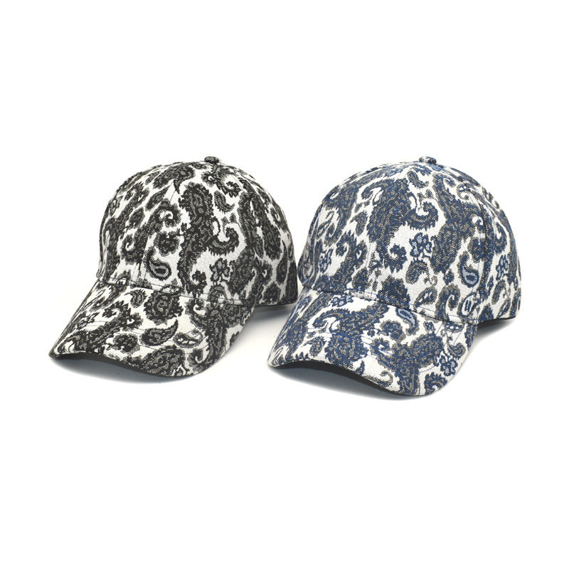 Unisex Paisley Pattern Printed Baseball Cap - Baseball cap