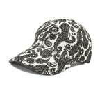 Unisex Paisley Pattern Printed Baseball Cap - Black / M - Baseball cap