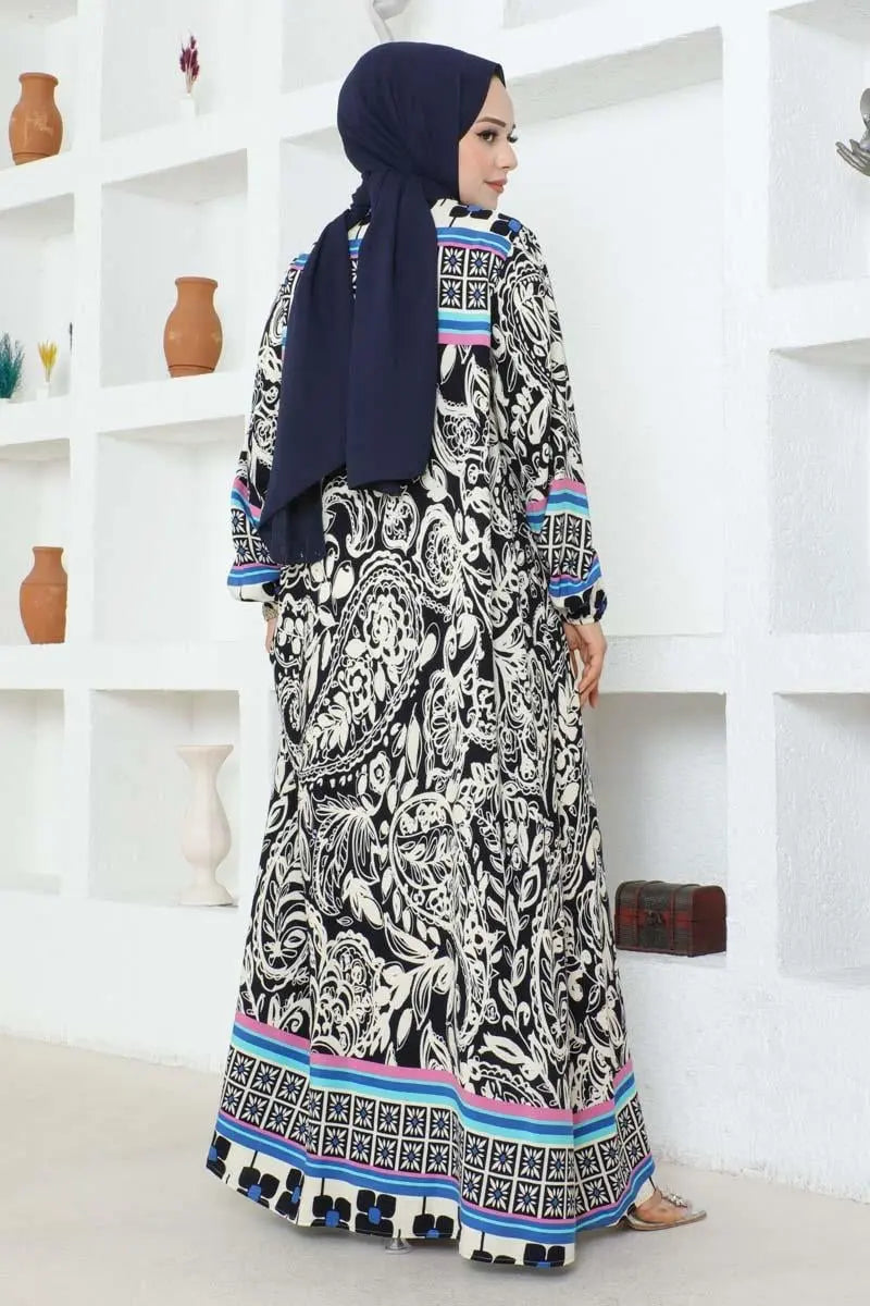 Mec Viscose Dress With Tassel Detail