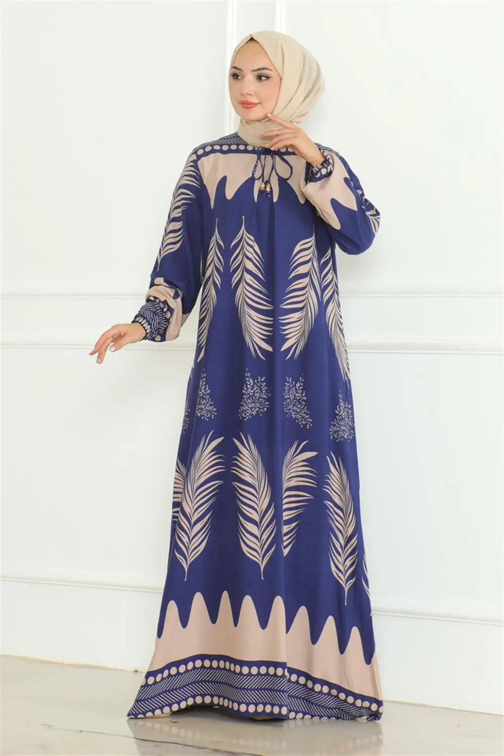Mec Viscose Dress With Tie Collar