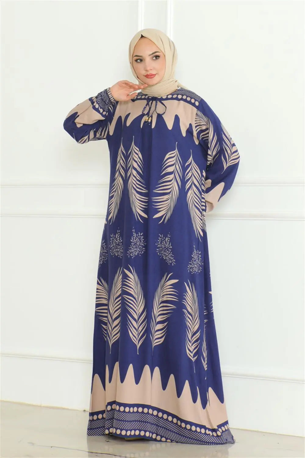 Mec Viscose Dress With Tie Collar