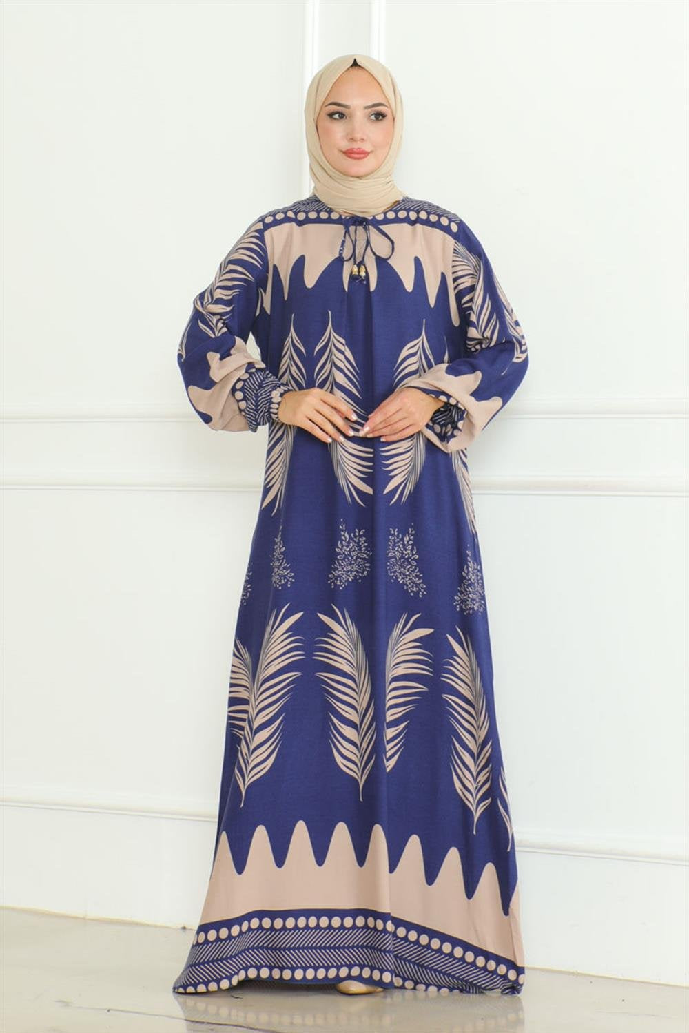 Mec Viscose Dress With Tie Collar