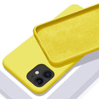 Waterproof Solid Colour Iphone Temperament Case - Yellow / IPhone 11Pro - iPhone case