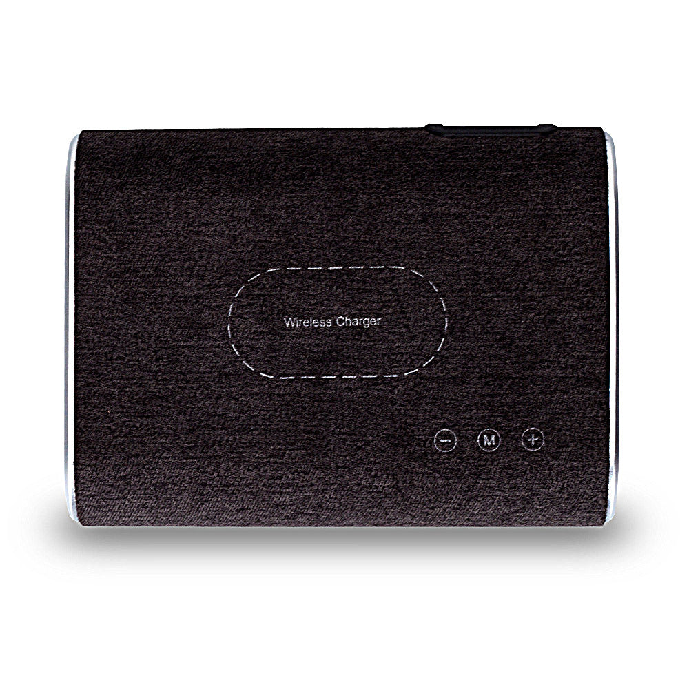Wireless Charger Speaker Portable Speaker - dark brown - Wireless Charger Speaker